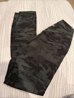 Lululemon Green Camo Leggings